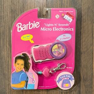Barbie Pink and Purple Micro Electronics Keychain